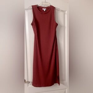 NWT-Nine West Sleeveless Ribbed Knit Dress